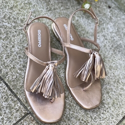 Sandalias Gioseppo PIEL FLECOS ESCANABA 78281 rose gold - Imagen 1