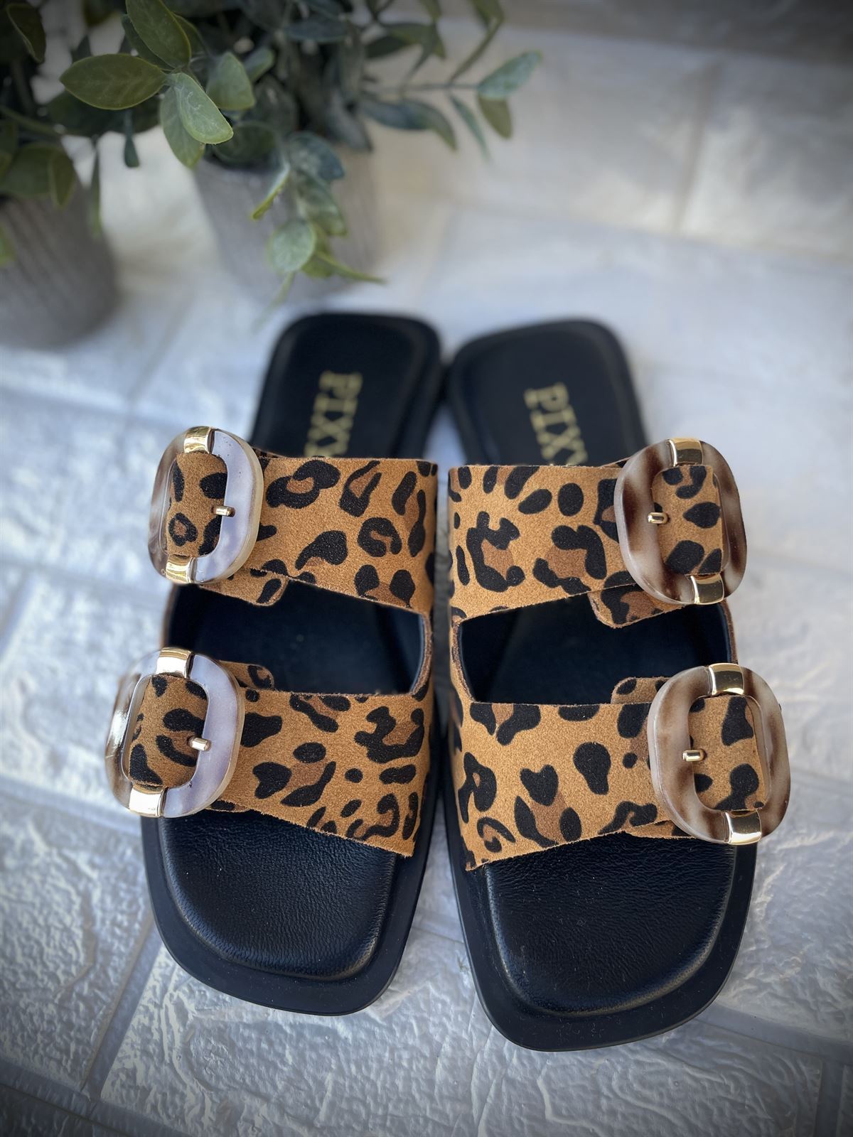 Sandalias PIXY descalza pala hebillas print - Imagen 2
