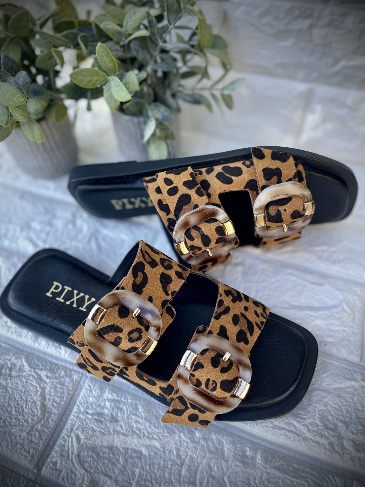 Sandalias PIXY descalza pala hebillas print - Imagen 4