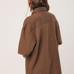 Sobrecamisa Indi & Cold punto roma ES395 CHOCOLATE - Imagen 1