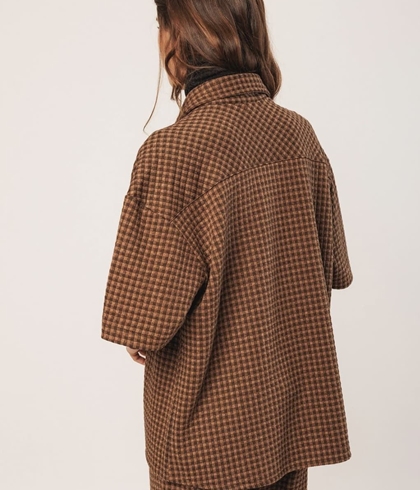 Sobrecamisa Indi & Cold punto roma ES395 CHOCOLATE - Imagen 1