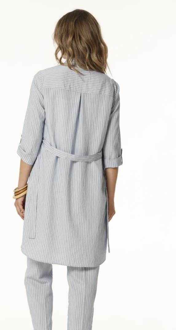 Sobrecamisa OKY BELVAR 5 Viscosa rayas. - Imagen 3