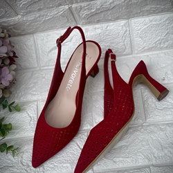 Stiletto Angari 33F  picado ante rojo - Imagen 2