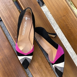 Stiletto Angari 45025-52N negro puntera colores - Imagen 2