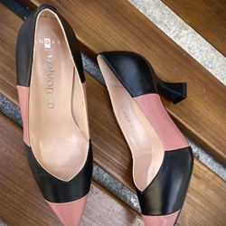 Stiletto Angari 47058 ASTOR rayas negro rosa - Imagen 2