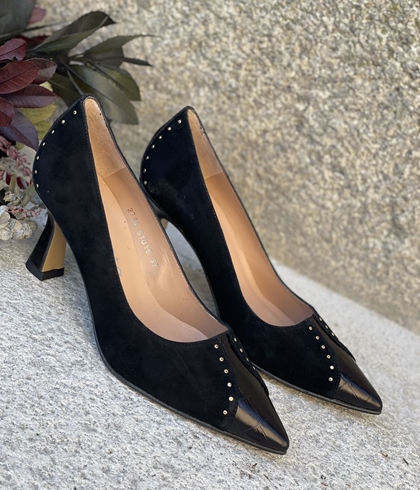 Stiletto Angari 51015-07 MANILA  mini tachas Negro - Imagen 1
