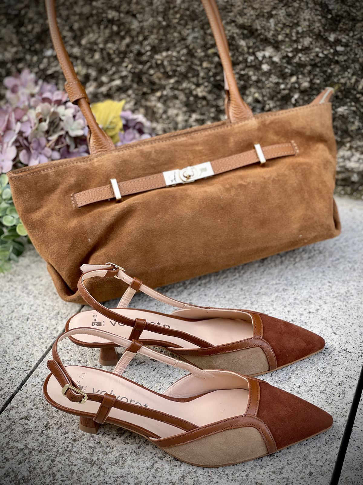 Stiletto Angari 52231 - 63 ante camel castaño - Imagen 4