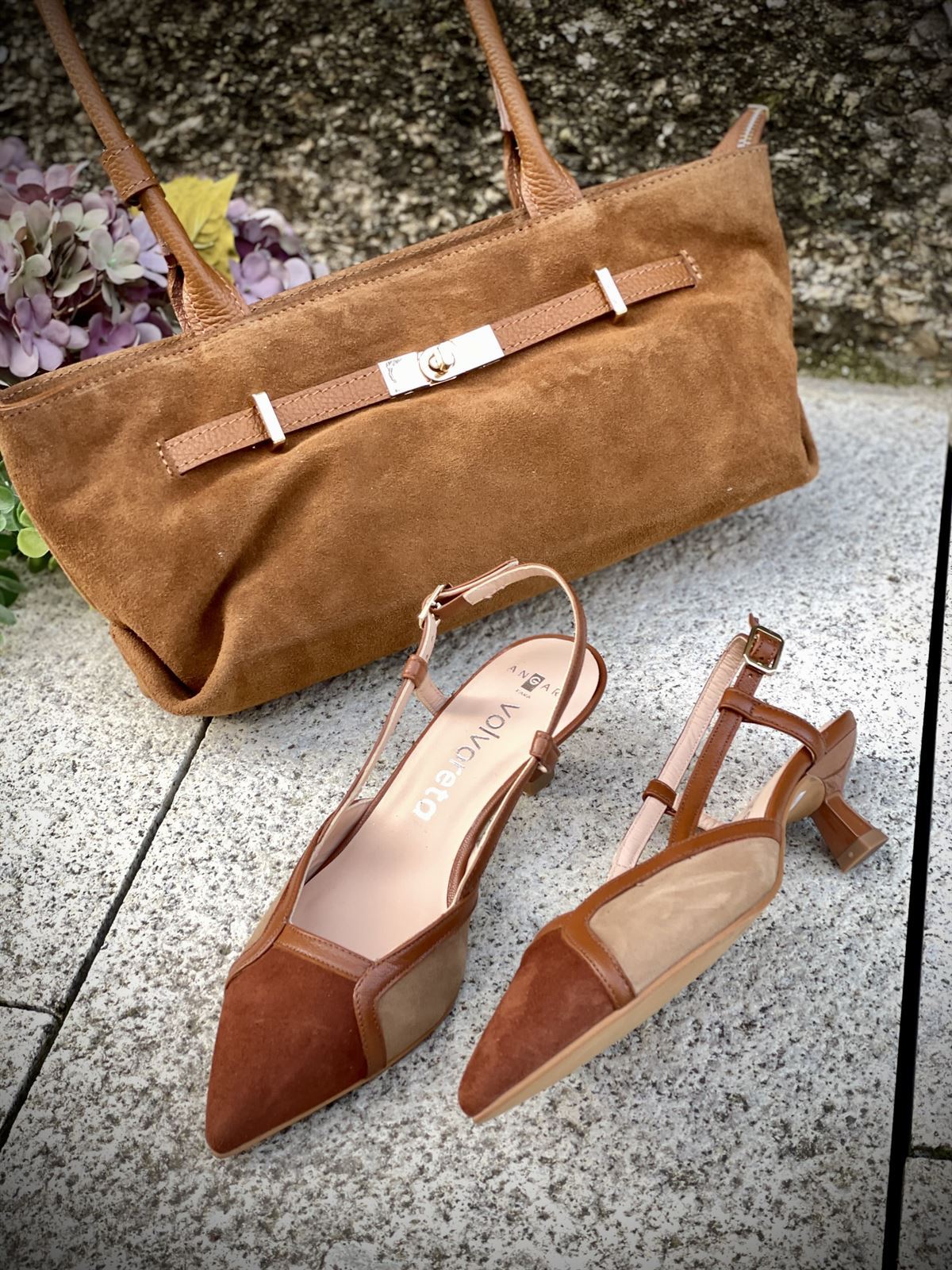 Stiletto Angari 52231 - 63 MAGA ante camel castaño - Imagen 1