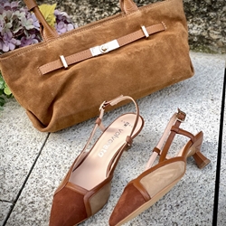 Stiletto Angari 52231 - 63 MAGA ante camel castaño - Imagen 1