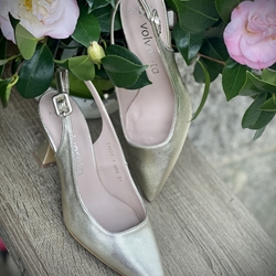 Stiletto Angari destalonado 46085-98 champagne 7,5 cm - Imagen 1