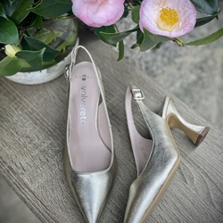 Stiletto Angari destalonado 46085-98 champagne 7,5 cm - Imagen 2