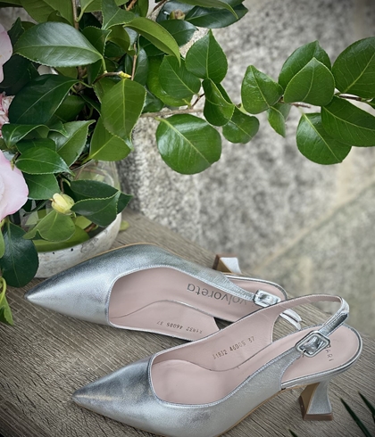 Stiletto Angari destalonado 46085-98  plata 7,5 cm - Imagen 2