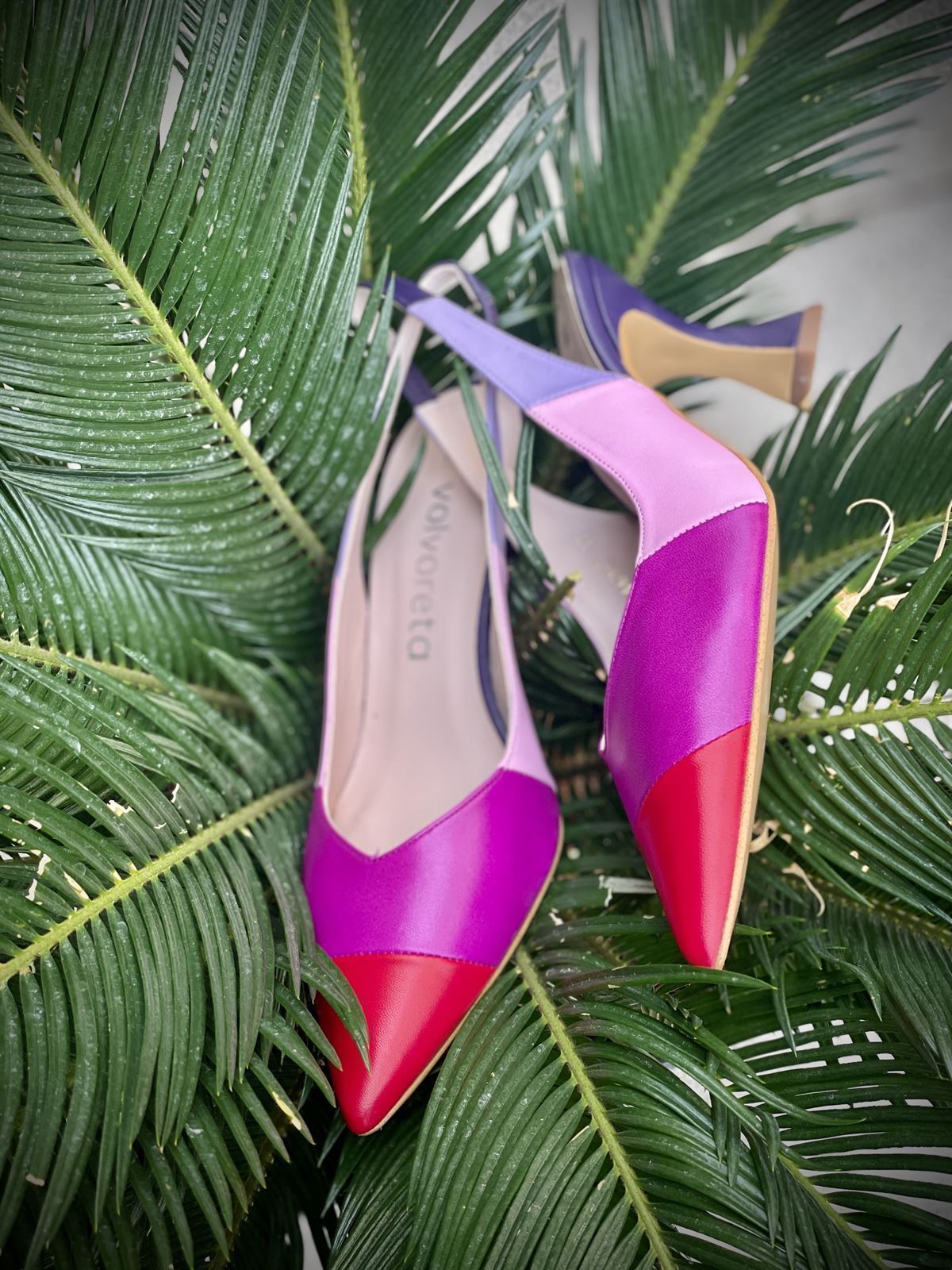 stiletto Angari Zapatos tonos rosados / morados - Imagen 1