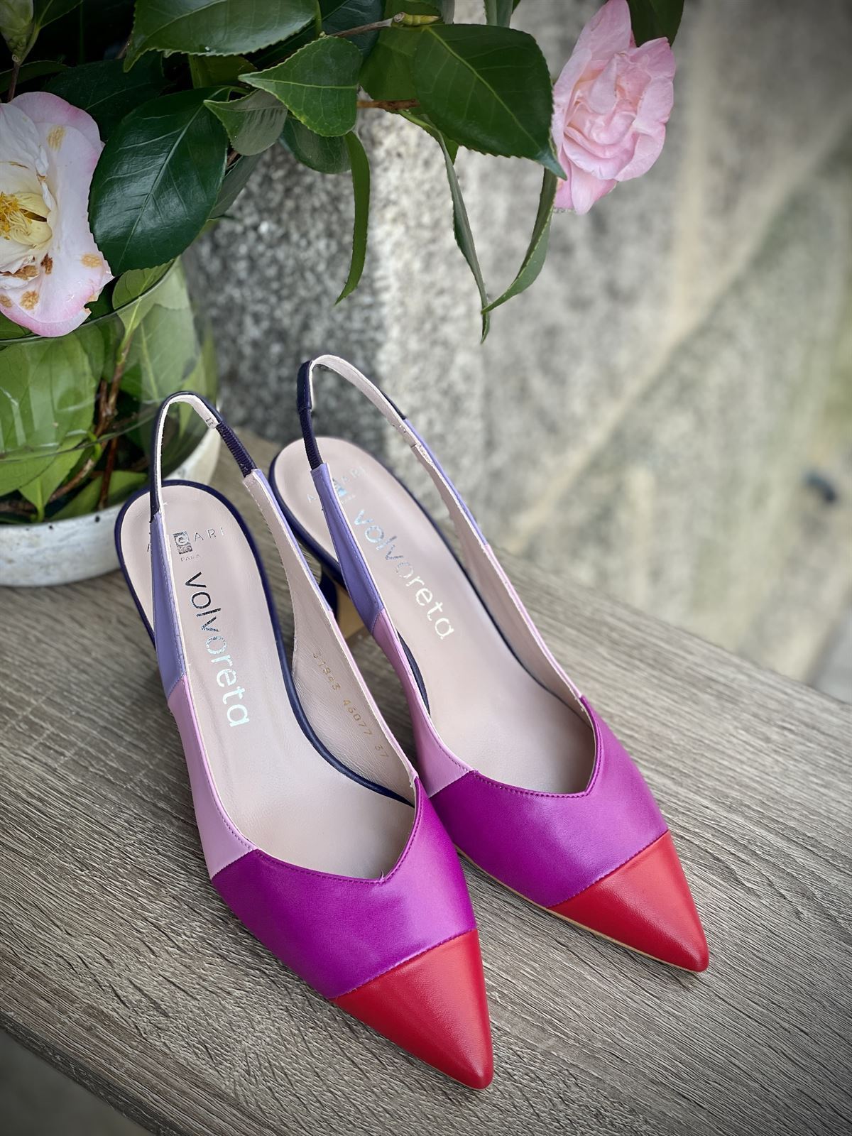 stiletto Angari Zapatos tonos rosados / morados - Imagen 2