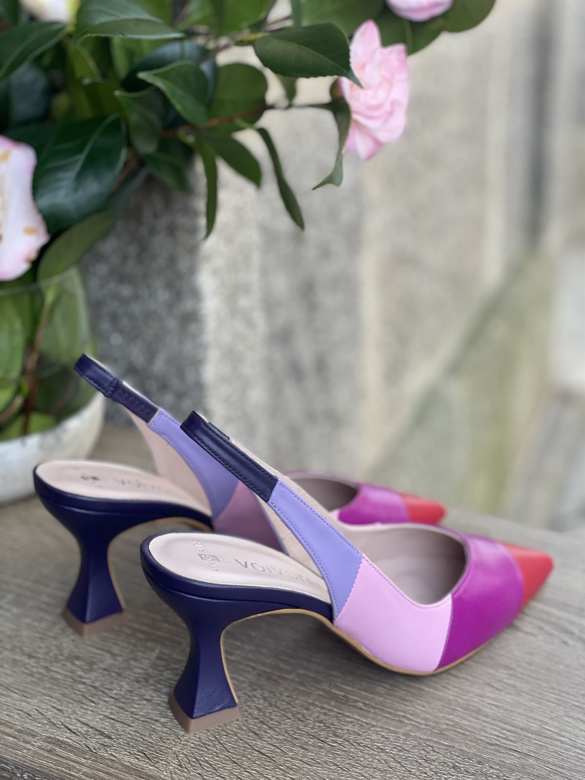 stiletto Angari Zapatos tonos rosados / morados - Imagen 3