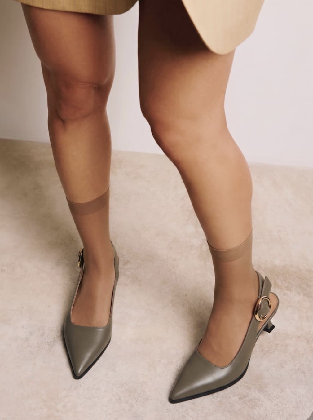 Stiletto Gioseppo 80032 tacón green - Imagen 1