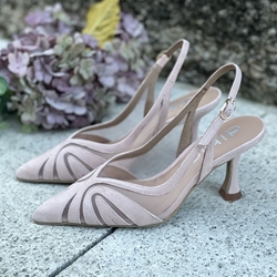 Stiletto tacón Dibia by Ezzio 56032 ante rosita - Imagen 1