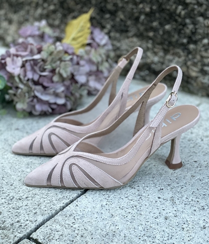 Stiletto tacón Dibia by Ezzio 56032 ante rosita - Imagen 1