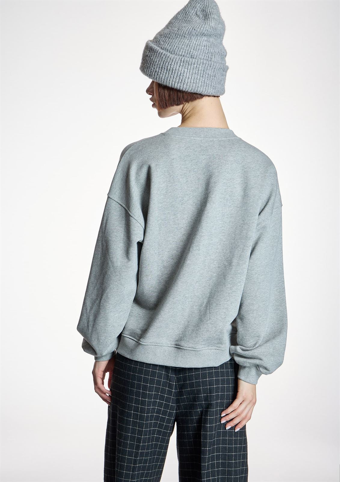 Sudadera Alba Conde 6805 print OSO GRIS - Imagen 5