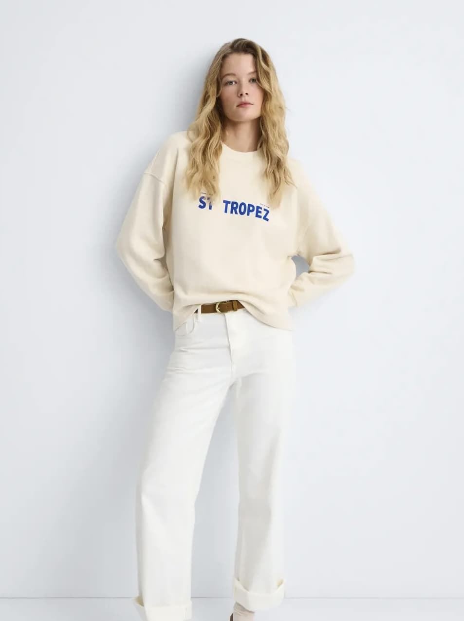 SUDADERA ese O ese  ALGODÓN ST. TROPEZ - Imagen 2
