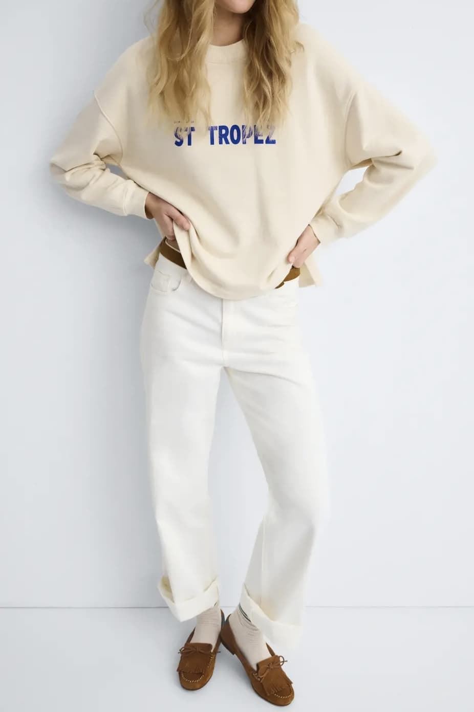 SUDADERA ese O ese  ALGODÓN ST. TROPEZ - Imagen 3