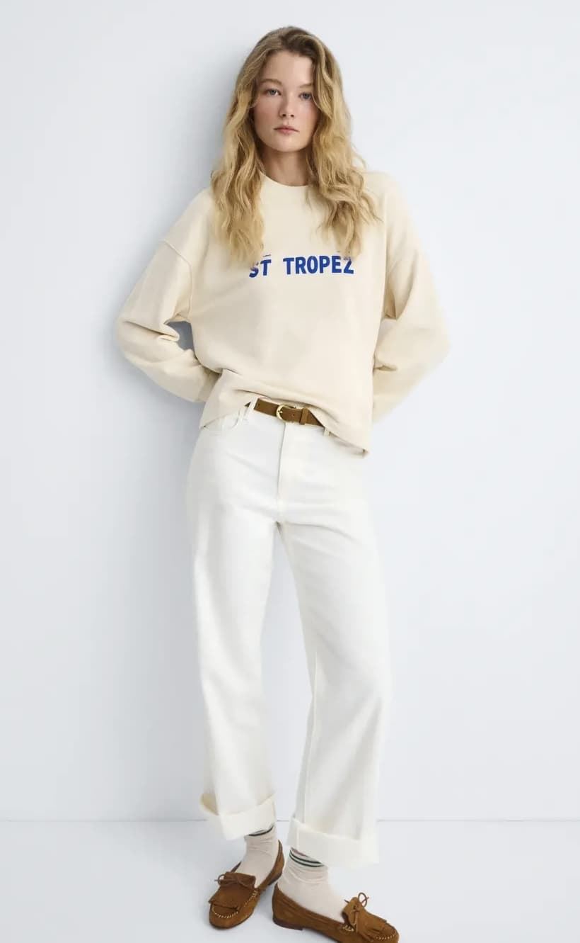 SUDADERA ese O ese  ALGODÓN ST. TROPEZ - Imagen 5