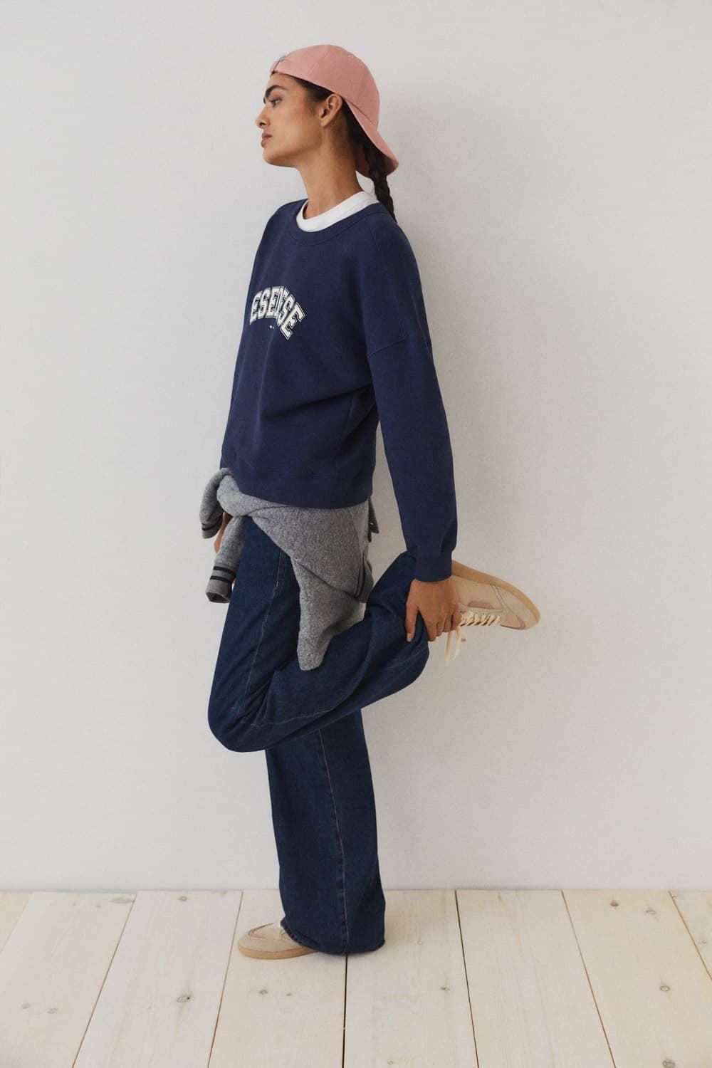 Sudadera ese O ese azul marino COLLEGE - Imagen 2
