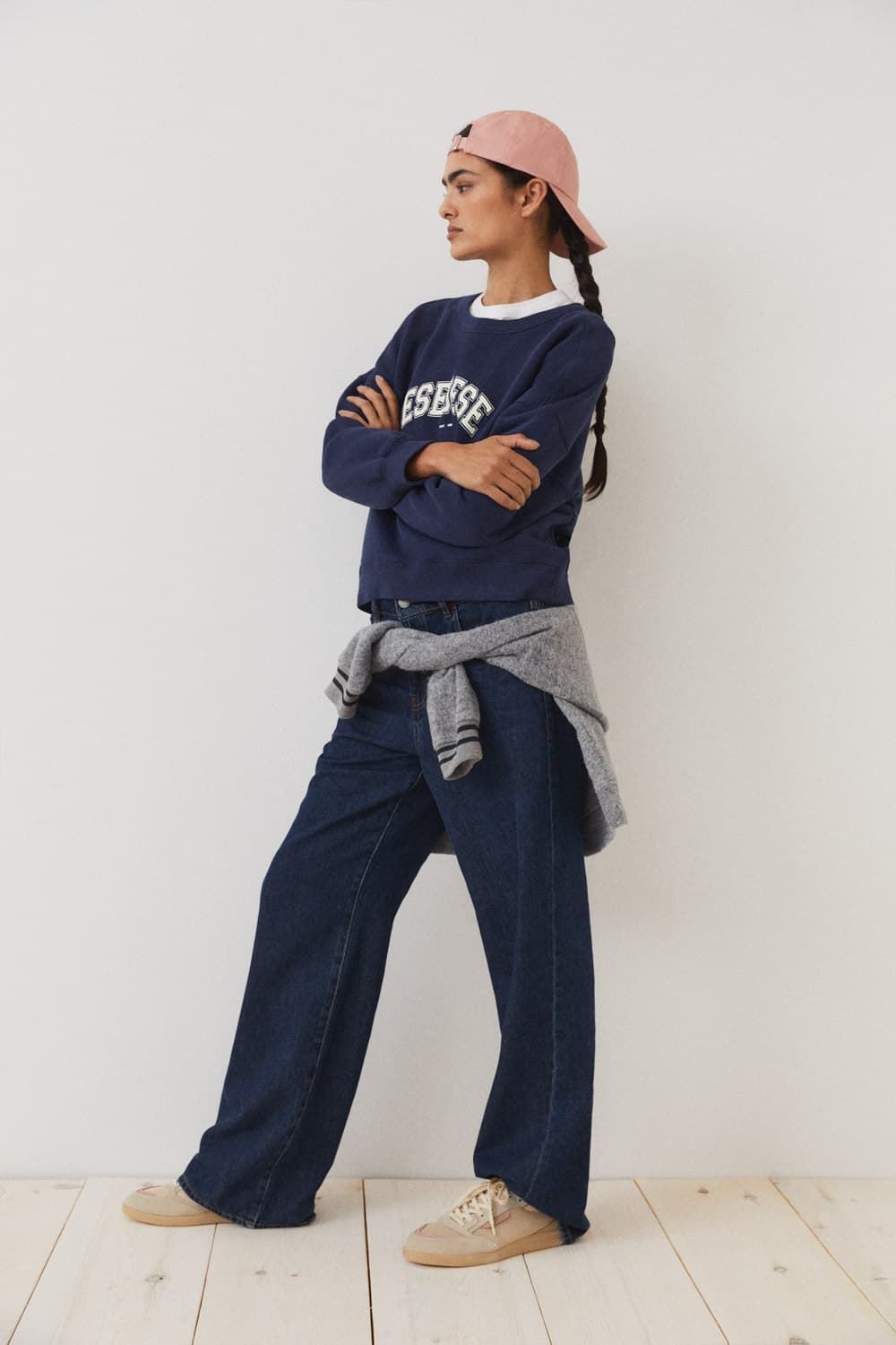 Sudadera ese O ese azul marino COLLEGE - Imagen 3