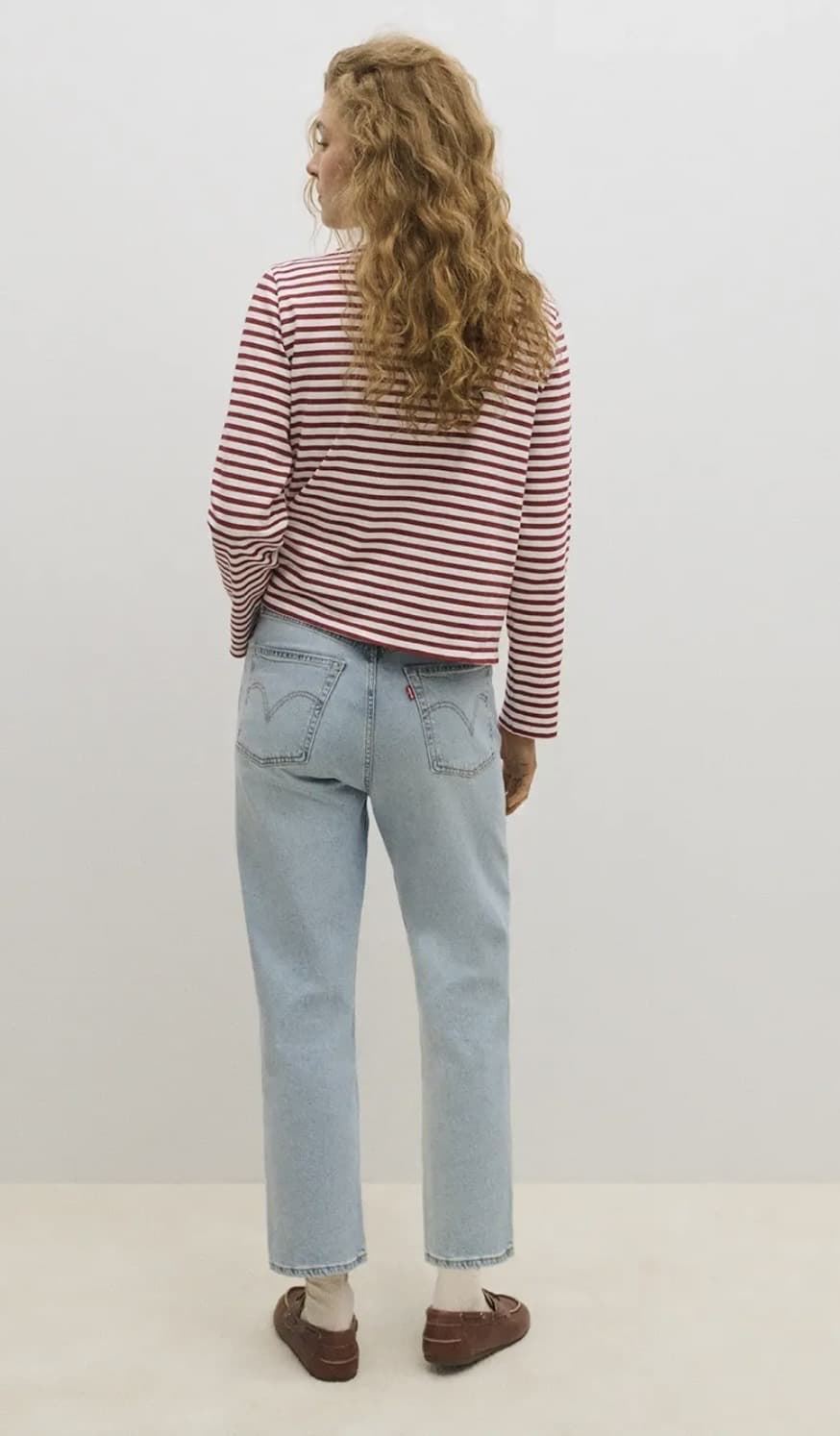 Sudadera ese O ese  FELPA.PORTOFINO BURNT RED-ECRU - Imagen 2