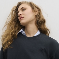 Sudadera ese O ese FELPA URBAN ALGODÓN azul marino - Imagen 2