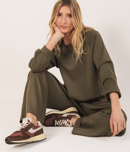 Sudadera Indi & Cold Cintura ajustable NM360 Visón - Imagen 1