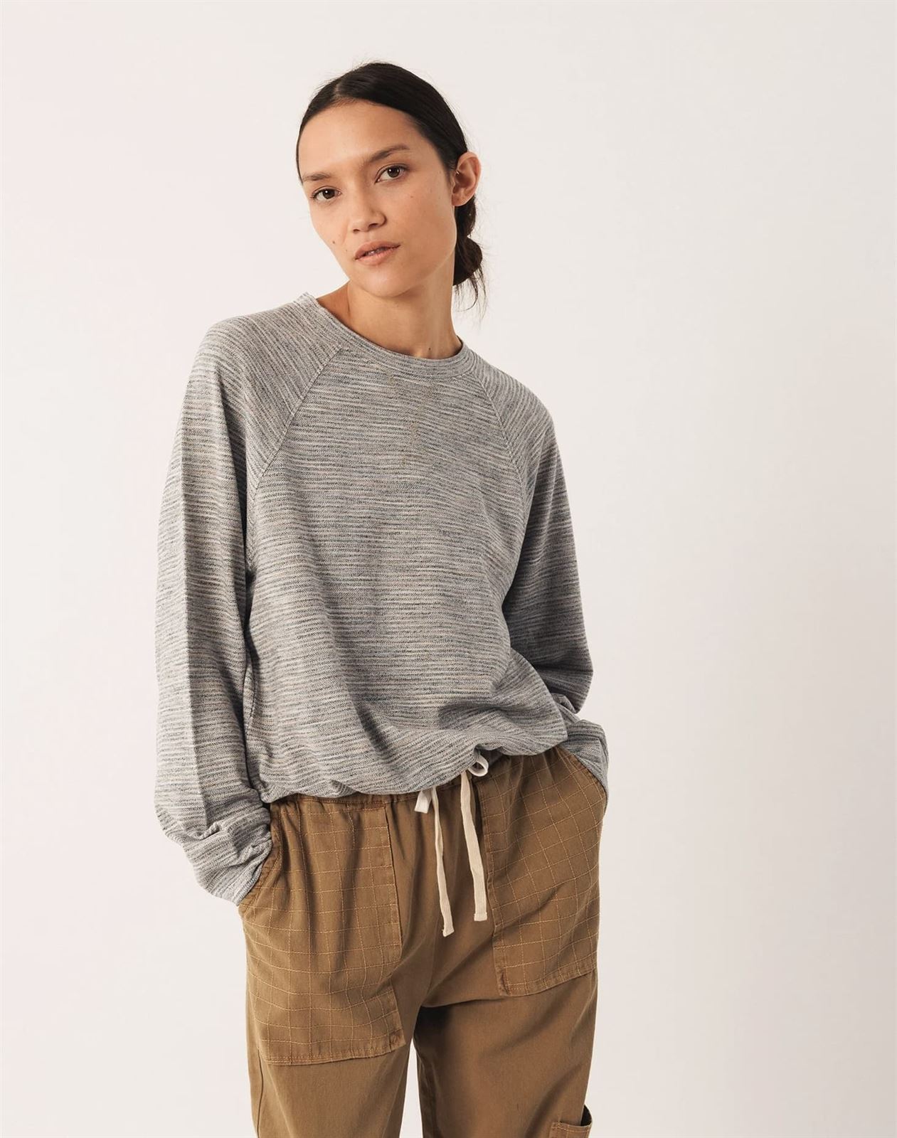 Sudadera Indi & Cold multicolor ajustable SK 375 gris - Imagen 1