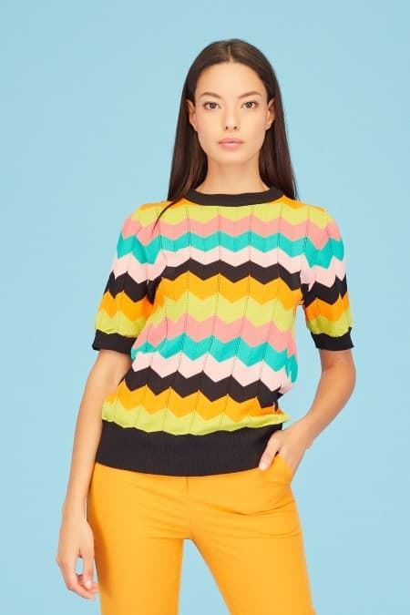 Sweater minueto multicolor - Imagen 1