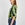Top Derhy ZAARA estampada verdes - Imagen 1