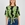 Top Derhy ZAARA estampada verdes - Imagen 2