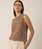 TOP Indi & Cold abotonado crochet topo - Imagen 2