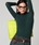 Top Oky viscosa jaspeado verde - Imagen 1