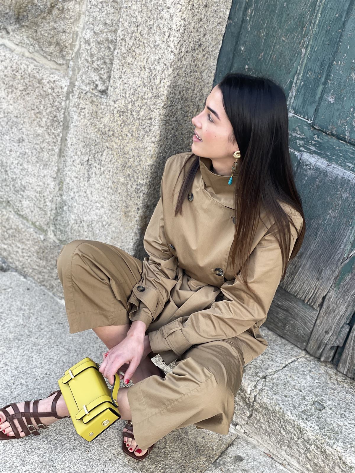 TRENCH ese O ese 304490-1080 BERGMAN Tostado. - Imagen 1