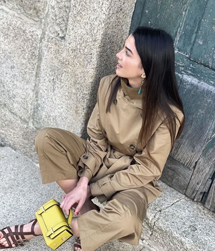 TRENCH ese O ese 304490-1080 BERGMAN Tostado. - Imagen 1