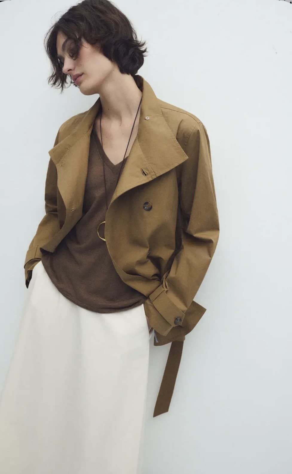 TRENCH ese O ese 304490-1080 BERGMAN Tostado. - Imagen 5