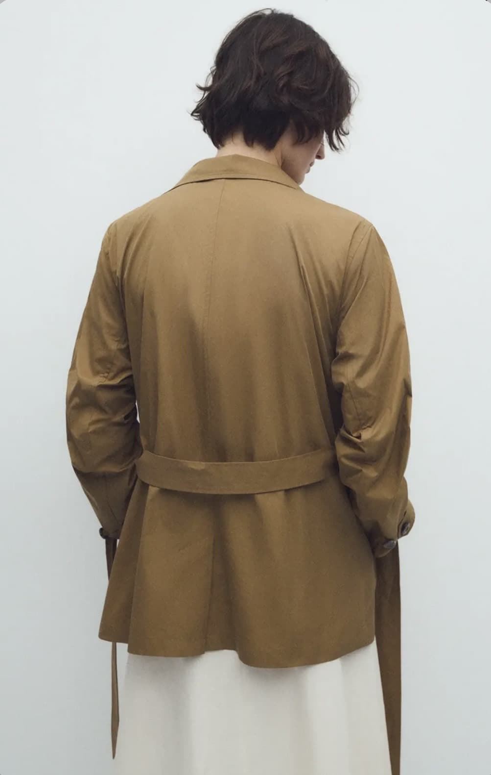 TRENCH ese O ese 304490-1080 BERGMAN Tostado. - Imagen 6