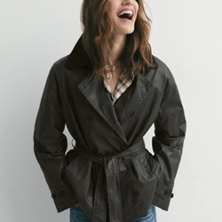 Trench ese O ese Stuart encerrado verde - Imagen 1