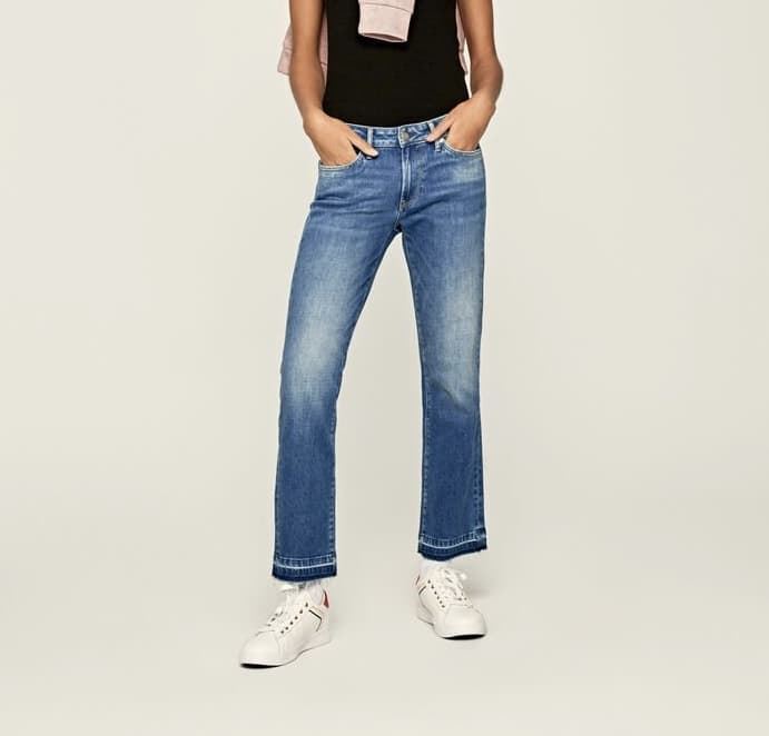 Vaquero Pepe Jeans boot cut crop - Imagen 1