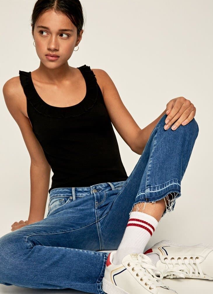 Vaquero Pepe Jeans boot cut crop - Imagen 4