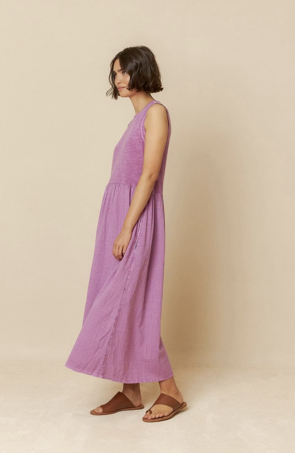 Vestido AD 370 Indi & Cold Efecto lavado violeta - Imagen 2