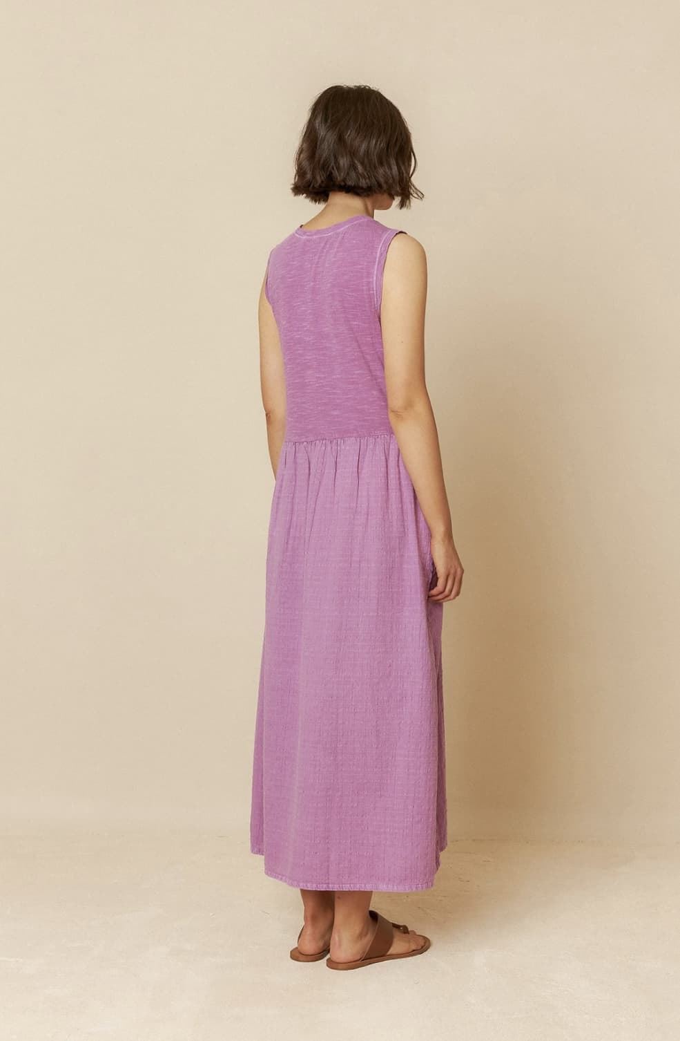 Vestido AD 370 Indi & Cold Efecto lavado violeta - Imagen 3