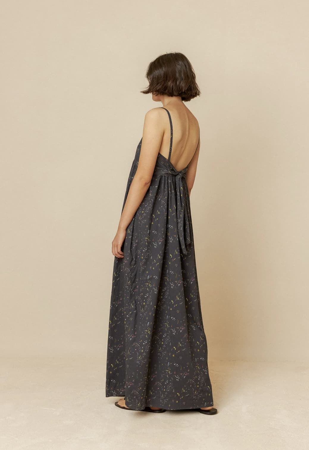 Vestido AD150  Indi & Cold voile algodón negro. - Imagen 2