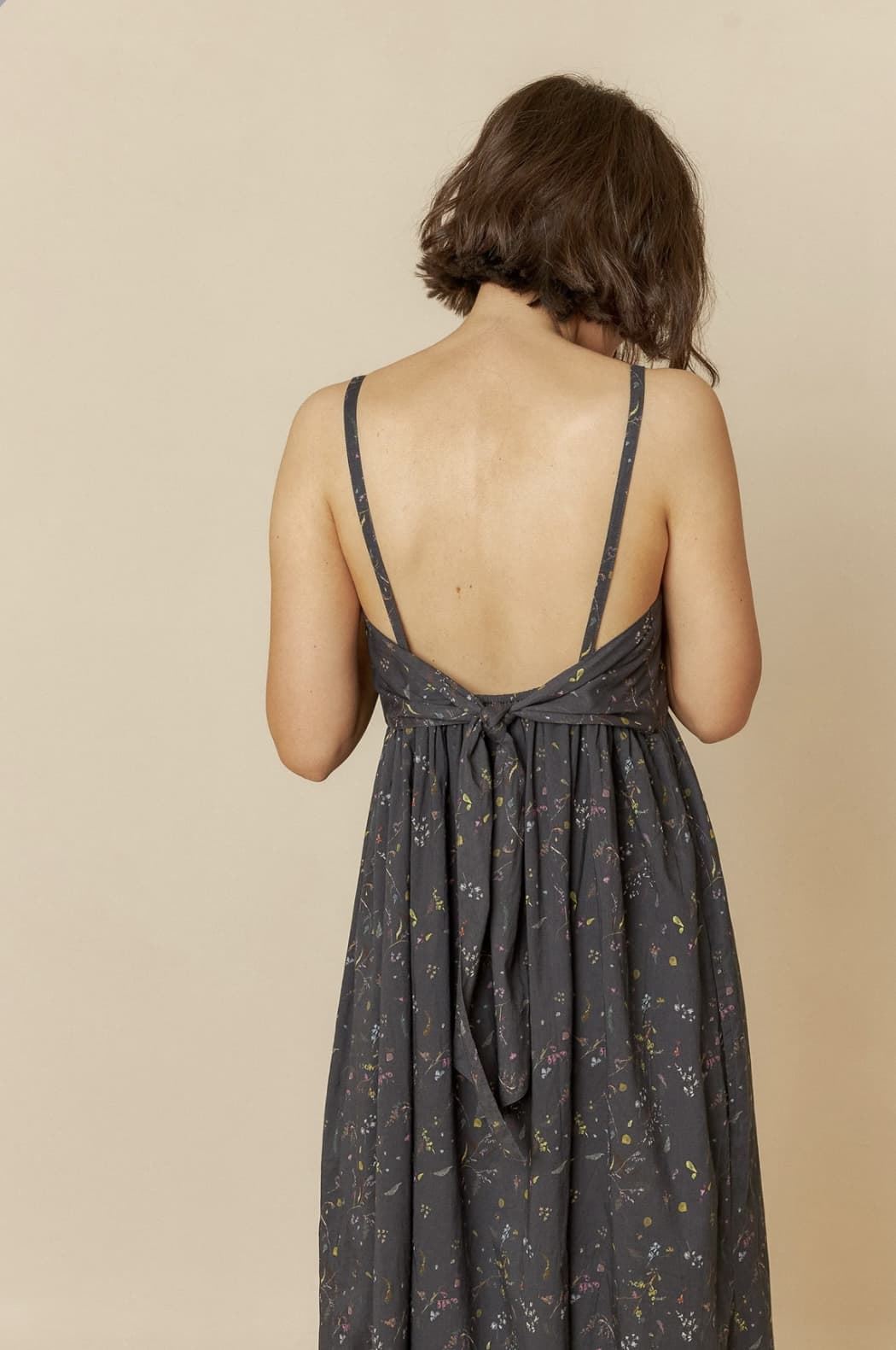 Vestido AD150  Indi & Cold voile algodón negro. - Imagen 3