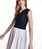 Vestido Alba Conde 1840 negro y blanco - Imagen 1