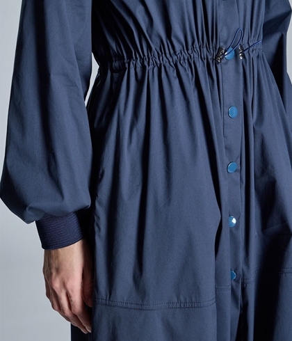 Vestido Alba Conde  5402-312- azul marino - Imagen 2